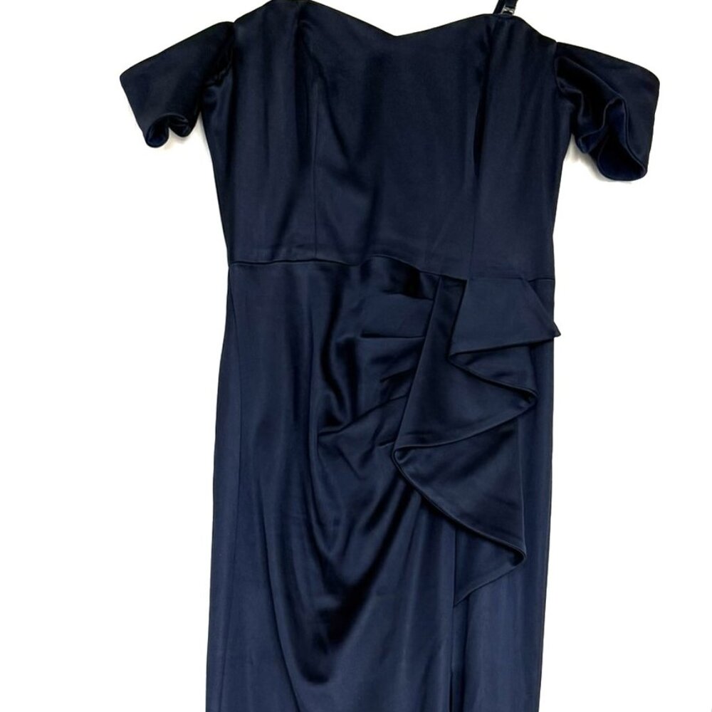 Formal Floor Length Dark Blue Dress
